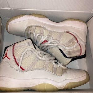 Jordan 11s platinum tint